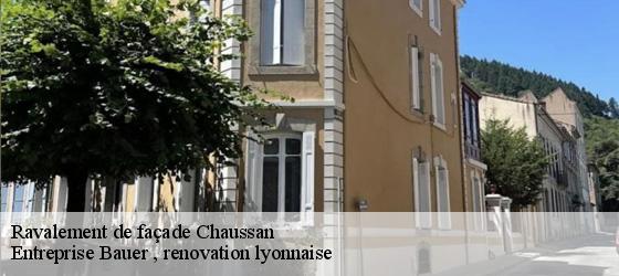 Ravalement de façade  chaussan-69440 Entreprise Bauer , renovation lyonnaise-4