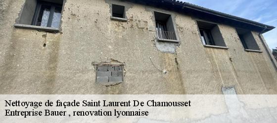 Nettoyage de façade saint-laurent-de-chamousset-69930 Entreprise Bauer , renovation lyonnaise-4