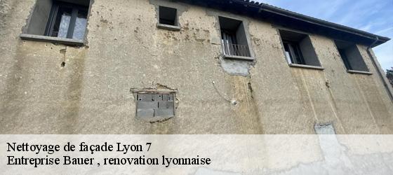 Nettoyage de façade  lyon-7-69007 Entreprise Bauer , renovation lyonnaise-4