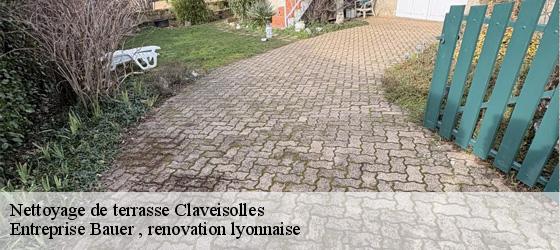Nettoyage de terrasse  claveisolles-69870 Entreprise Bauer , renovation lyonnaise-4