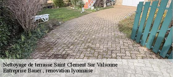 Nettoyage de terrasse  saint-clement-sur-valsonne-69170 Entreprise Bauer , renovation lyonnaise-4