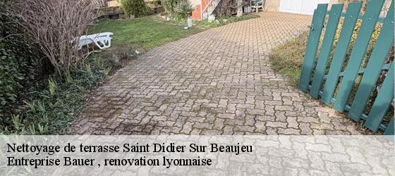 Nettoyage de terrasse  saint-didier-sur-beaujeu-69430 Entreprise Bauer , renovation lyonnaise-4