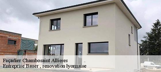 Façadier  chambosaint-allieres-69870 Entreprise Bauer , renovation lyonnaise-4