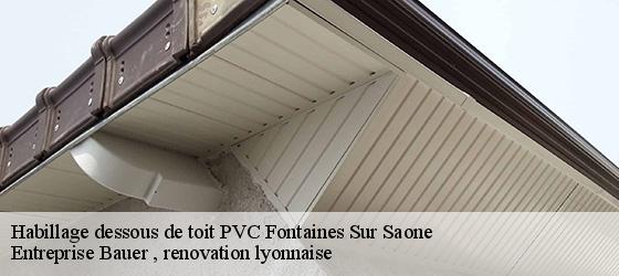 Habillage dessous de toit PVC  fontaines-sur-saone-69270 Entreprise Bauer , renovation lyonnaise-4