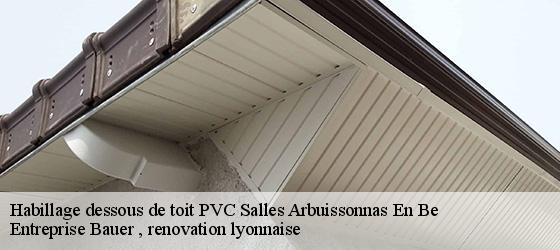 Habillage dessous de toit PVC  salles-arbuissonnas-en-be-69460 Entreprise Bauer , renovation lyonnaise-4