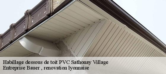 Habillage dessous de toit PVC  sathonay-village-69580 Entreprise Bauer , renovation lyonnaise-4